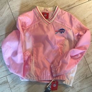 New! Buffalo Bills Light-weight jacket- Pink - Med